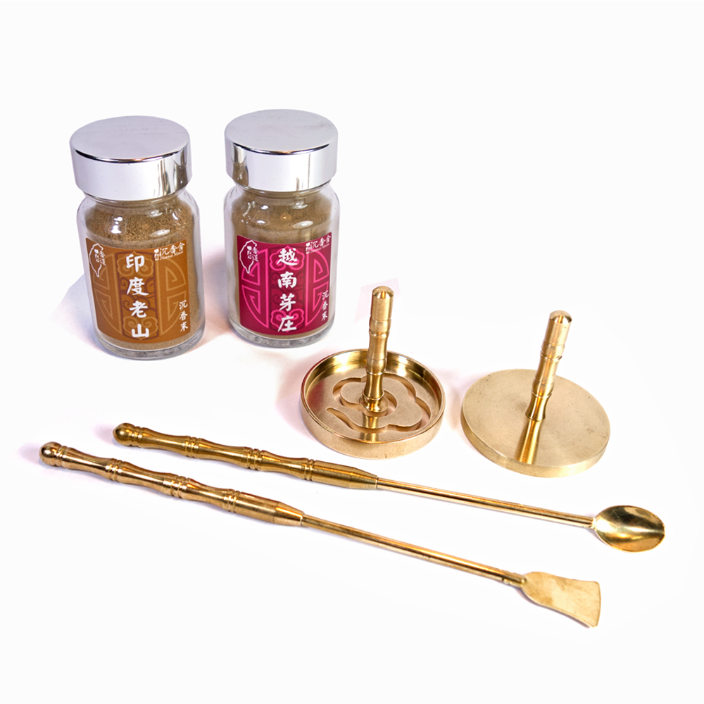 香道禮盒-香粉及篆香工具組- Gift Box - Incense Powder & Mold Tools